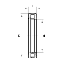 推力圆柱滚子轴承 RTL27, 单向，可分离，圆柱滚子，英制